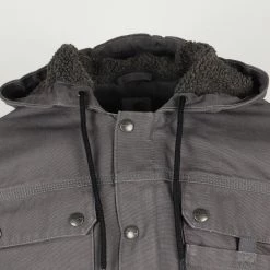 Mens Carhartt Men's Gravel Washed Duck Sherpa-Lined Utitlity Jacket (S06)