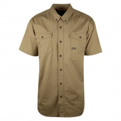 Ariat Men's Khaki Ventek Rebar S/S Woven Shirt (239)