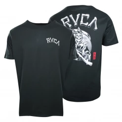 RVCA Men's Pine Green Grim Reaper Regular Fit S/S T-Shirt (S17)