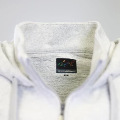 Greg Norman Men's HTH Grey Technical Performance 1/4 Zip Pullover Hoodie (S01)