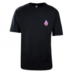 Volcom Men's Black Space Goolz Loose Fit S/S T-Shirt (S17)
