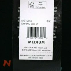 Volcom Men's Black Amping BXY S/S T-Shirts (S23)