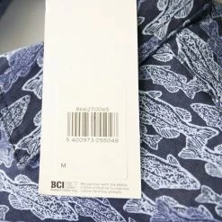 Levi's Men's Blue Fish S/S Woven Shirt 13 Levi's Men's Blue Fish S/S Woven Shirt