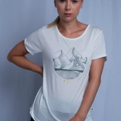 Roxy Women's White Mountain S/S T-Shirt (S12) T-Shirts