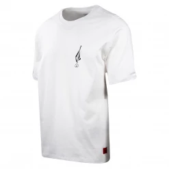 Volcom Men's White Loose Trucks Puff Tuff & Catch Stuff S/S T-Shirt (S06)