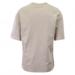 Mens H&M Men's Taupe Brown Relaxed Fit Classic S/S T-Shirt (S02)