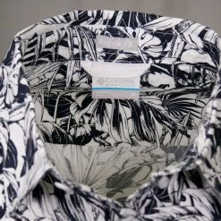 Columbia Men's Black Forrest Rapid Rivers II Printed S/S Shirt (465) Medium
