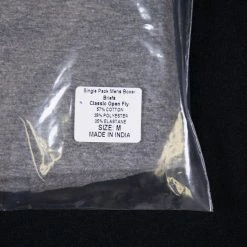 Kenneth Cole Men's New York 1 Pack Black Band Dark HTH Grey Boxer Brief (S02)