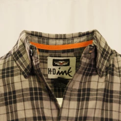 Harley-Davidson Men's Grey Plaid Ink King Since 1903 L/S Woven Shirt