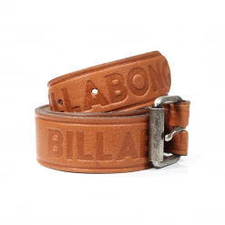 New Arrivals Billabong Men's Brown Buffalo Leather Belt (S04)