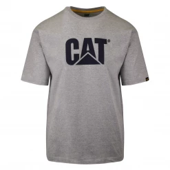 Caterpillar Men's Solid Color 3D Trademark S/S T-Shirt (S01)