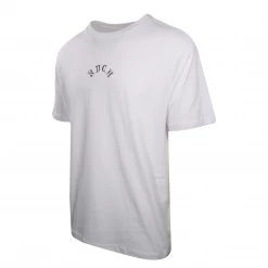 RVCA Men's White The Monkey Relaxed Fit S/S T-Shirt (S14)