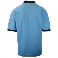 OBEY Men's Kelly Classic Vertical Striped Full Zip S/S Polo Shirt (S29)