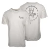 RVCA Men's Off White Skulls & Tigers Regular Fit S/S T-Shirt (S19)