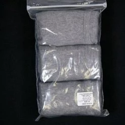 Kenneth Cole Men's Reaction 3 Pack Black Dark Heather Grey Boxer Brief (S08)