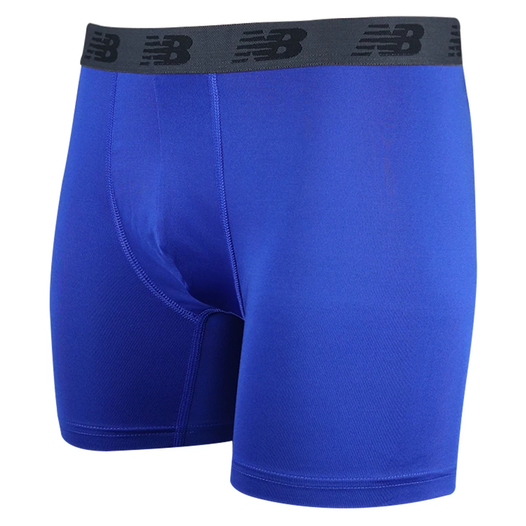 New Balance Men's Black, Red, Blue 5 Pack Boxer Brief (S01) 8 New Balance Men's Black, Red, Blue 5 Pack Boxer Brief (S01)