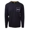 Spotted Clothing Caterpillar Men's Black Box Trademark Banner L/S T-Shirt S03