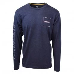 Spotted Clothing Caterpillar Men's Black Box Trademark Banner L/S T-Shirt S03 8 Spotted Clothing Caterpillar Men's Black Box Trademark Banner L/S T-Shirt S03