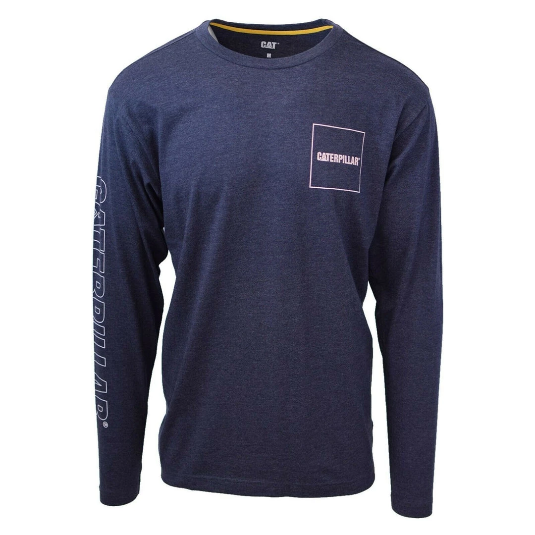 Spotted Clothing Caterpillar Men's Black Box Trademark Banner L/S T-Shirt S03 5 Spotted Clothing Caterpillar Men's Black Box Trademark Banner L/S T-Shirt S03