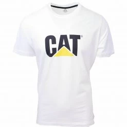 Spotted Clothing Caterpillar Men's White Classic TM S/S T-Shirt S03
