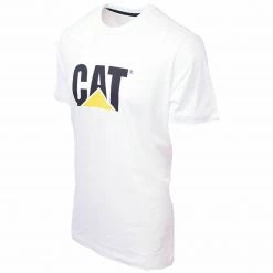 Spotted Clothing Caterpillar Men's White Classic TM S/S T-Shirt S03