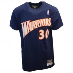Spotted Clothing Mitchell & Ness Men's Navy Curry #30 Golden State Warriors S/S T-Shirt