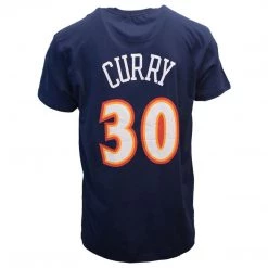 Spotted Clothing Mitchell & Ness Men's Navy Curry #30 Golden State Warriors S/S T-Shirt