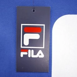 FILA Men's Blue Grey White Letters S/S T-Shirt (S02B) 13 FILA Men's Blue Grey White Letters S/S T-Shirt (S02B)