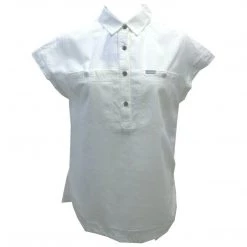 Columbia Women's White Chambray Pinnacle Peak Popover Shirt (Retail $64.99)