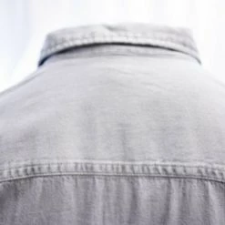 Jack & Jones Men's Light Grey Denim Slim Sheridan L/S Shirt