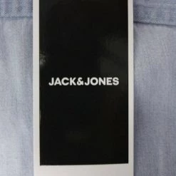 Jack & Jones Men's Light Blue Denim Slim Sheridan L/S Shirt