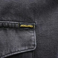 Jack & Jones Men's Black Denim Slim Sheridan L/S Shirt