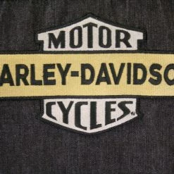 Harley-Davidson Men's Charcoal Denim 1903 Sleeveless Vest