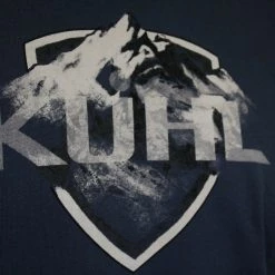Kuhl Men's Pirate Blue Mountain Born In The Wild S/S T-Shirt (S11B) 11 Kuhl Men's Pirate Blue Mountain Born In The Wild S/S T-Shirt (S11B)