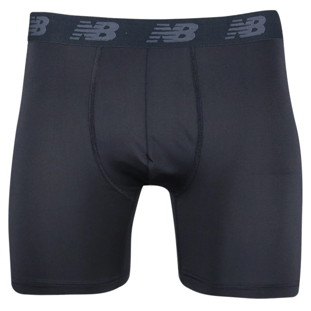 New Balance Men's Black, Red, Blue 5 Pack Boxer Brief (S01) 4 New Balance Men's Black, Red, Blue 5 Pack Boxer Brief (S01)