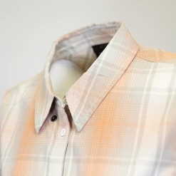 Harley-Davidson Women's Coral Grey Plaid S/S Woven Shirt (S01) 16 Harley-Davidson Women's Coral Grey Plaid S/S Woven Shirt (S01)