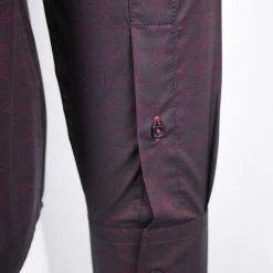 Mens Karl Lagerfeld Men's Oxblood Plaid L/S Woven Shirt