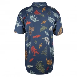 Columbia Men's Navy Hatch Rapid Rivers S/S Woven Shirt (478)