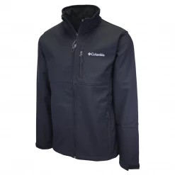Columbia Men’s Black Ascender Water Resistant Softshell Zip Up Jacket