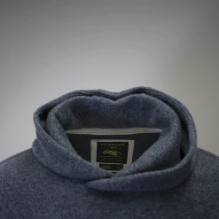 Quiksilver Men's Heather Blue Pullover Hoodie (S07) Quik Silver