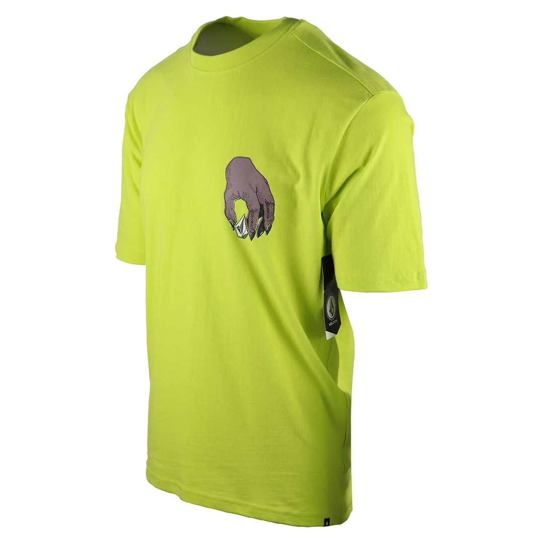 New Arrivals Volcom Men's Fluorescent Yellow Stone Purple Hand S/S T-Shirt (S46) 4 New Arrivals Volcom Men's Fluorescent Yellow Stone Purple Hand S/S T-Shirt (S46)