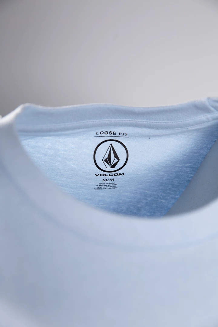 Volcom Men's Light Blue Fossil Shell Loose Fit S/S T-Shirt (S08) 7 Volcom Men's Light Blue Fossil Shell Loose Fit S/S T-Shirt (S08)