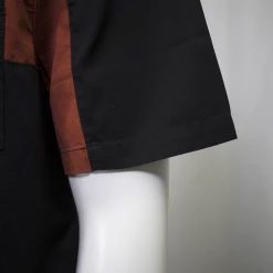 Harley-Davidson Men's Black Orange Block S/S Woven Shirt (S08)