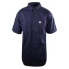 New Arrivals Carhartt Men's Navy Rugged Professional Series Canvas S/S Woven Shirt (S02)