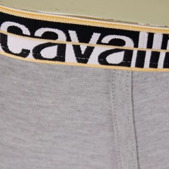 Roberto Cavalli Men's 2 Pack Grey Stretch Boxer Briefs 12 Roberto Cavalli Men's 2 Pack Grey Stretch Boxer Briefs