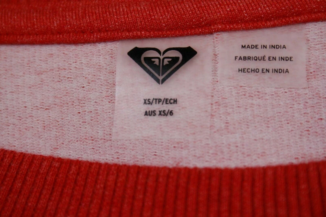 Roxy Women's Heather Strawberry Red Est 1990 Pull Over L/S Sweater (S06) T-Shirts 12 Roxy Women's Heather Strawberry Red Est 1990 Pull Over L/S Sweater (S06) T-Shirts