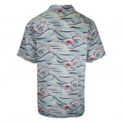 Levi's Men's White Tropical Sunset S/S Woven Shirt (Retail $54.50) S05
