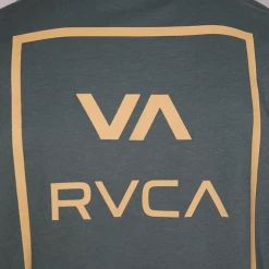 RVCA Men's Balsam Green Beige VA Box Regular Fit L/S T-Shirt (S16) 16 RVCA Men's Balsam Green Beige VA Box Regular Fit L/S T-Shirt (S16)