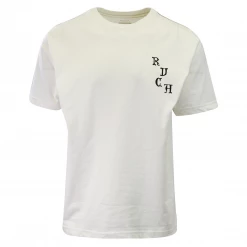 RVCA Men's Cream Sincerely Yours The Balance Of Opposites S/S T-Shirt (S05)