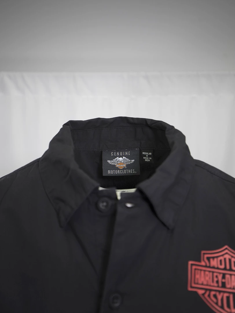 Harley-Davidson Men's Black Diagonal Paint S/S Woven Shirt (S09) 8 Harley-Davidson Men's Black Diagonal Paint S/S Woven Shirt (S09)